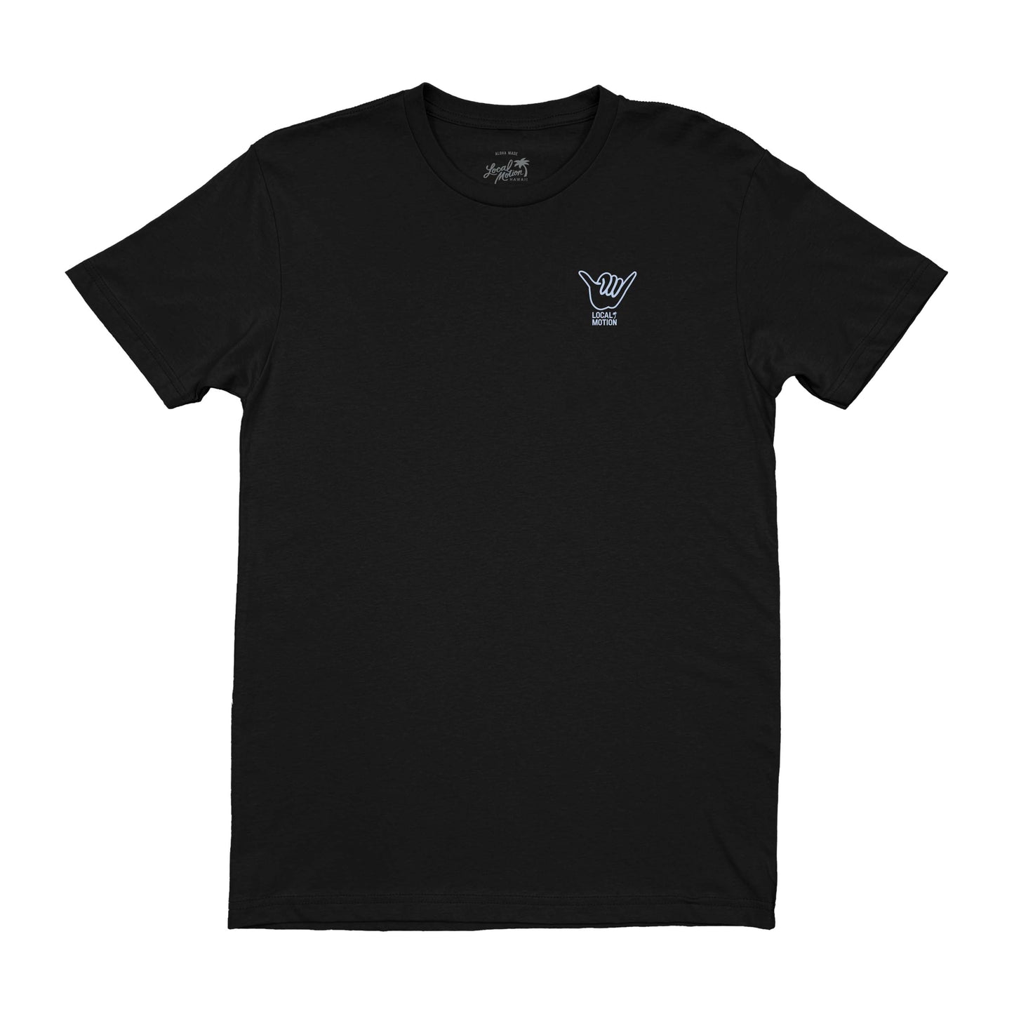 BIG SHAKA TEE in Black - front view