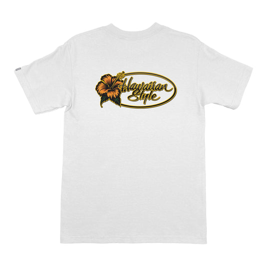 HIBISCUS OVAL TEE