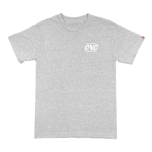 ONO GRINDZ TEE in Heather Grey