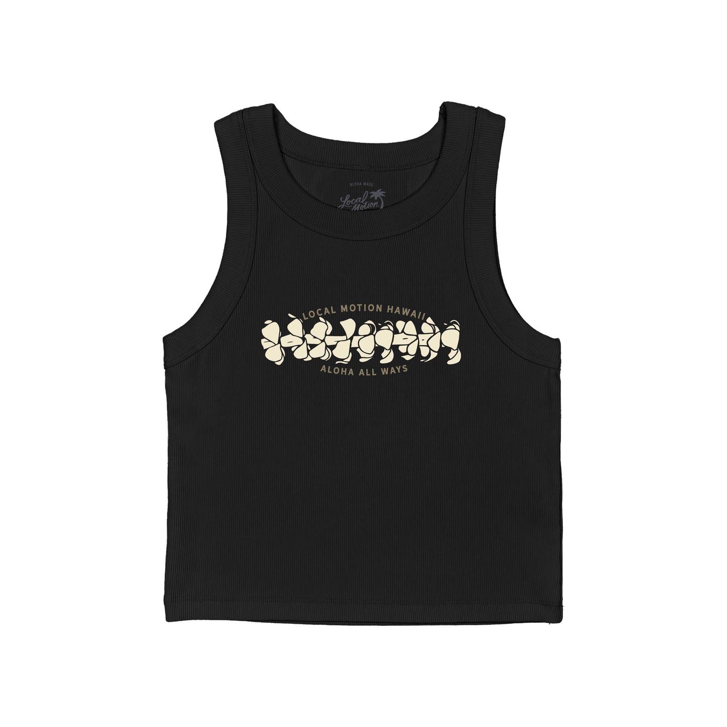 PUALOHA RIB CROP TANK