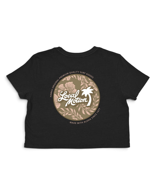 ROUNDED LOGO CROP TEE