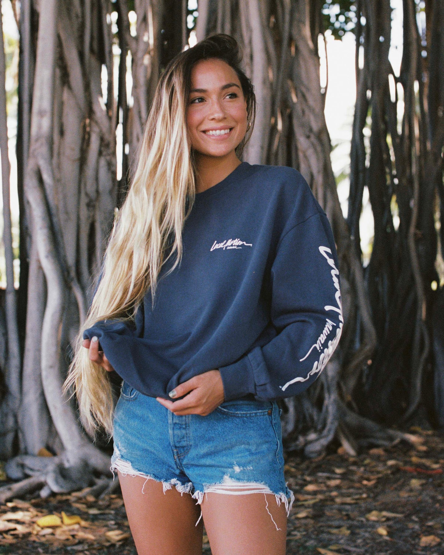 SCRIPT LOGO CREW NECK SWEATSHIRT