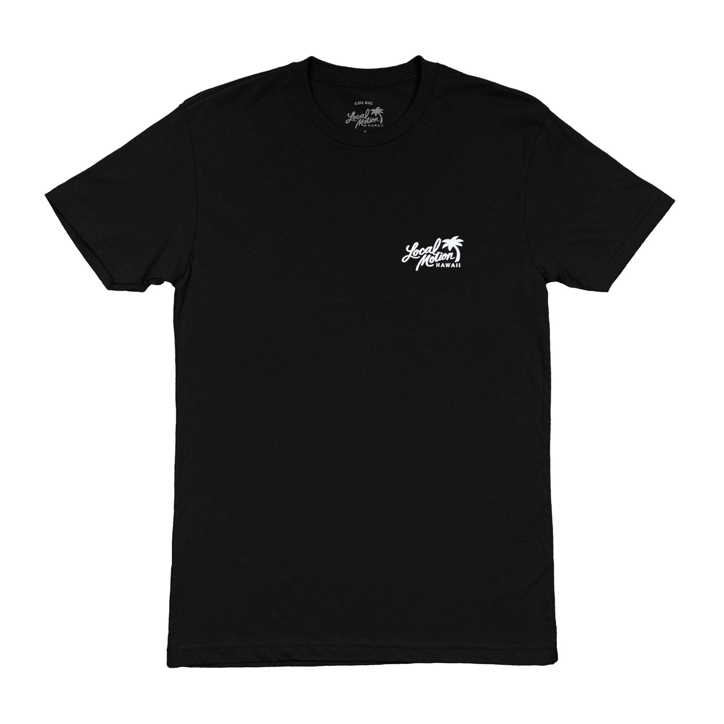 Subtle Wave Scene tee, color black, front