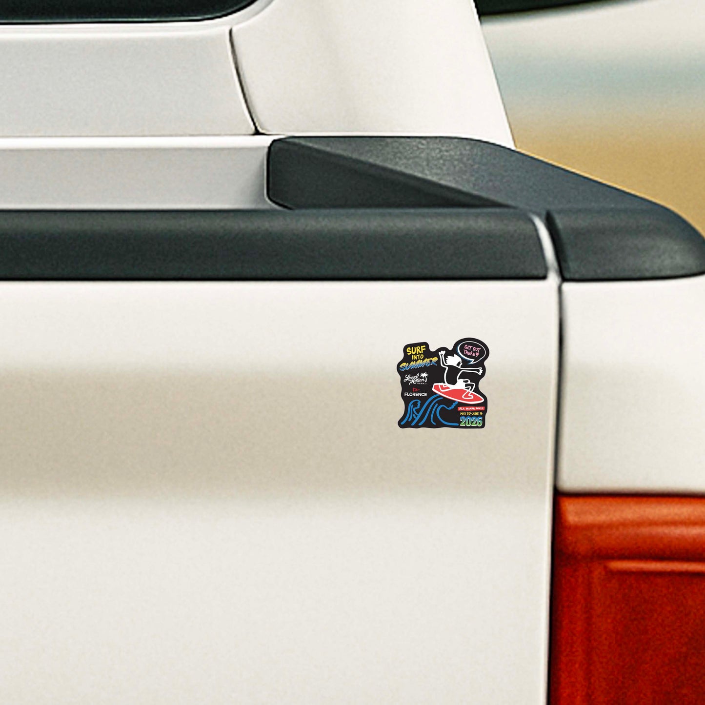 SURF INTO SUMMER '26 DECAL