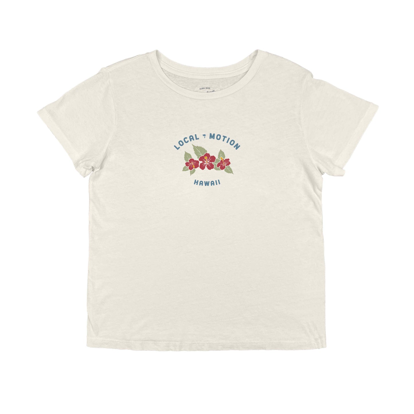 TRIPLE HIBISCUS VINTAGE TEE