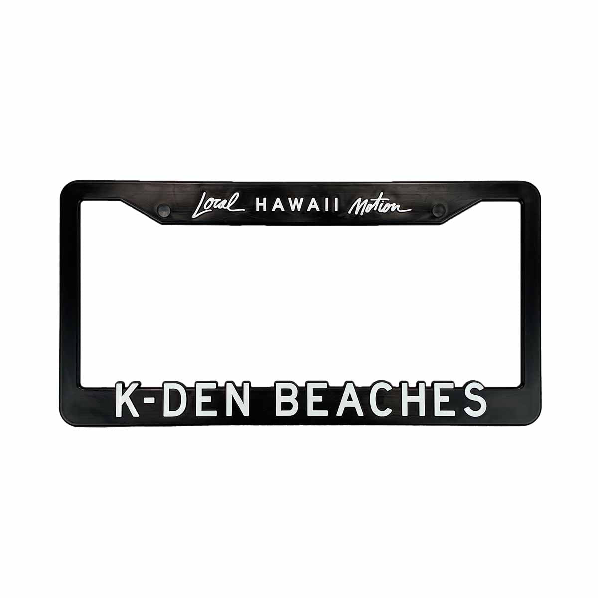 K DEN LICENSE PLATE FRAME