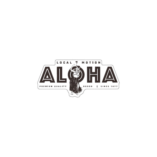 HULA ALOHA DECAL