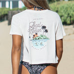 SMALL ISLAND CROP TEE