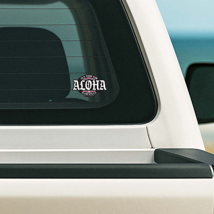 ALOHA TIME DECAL