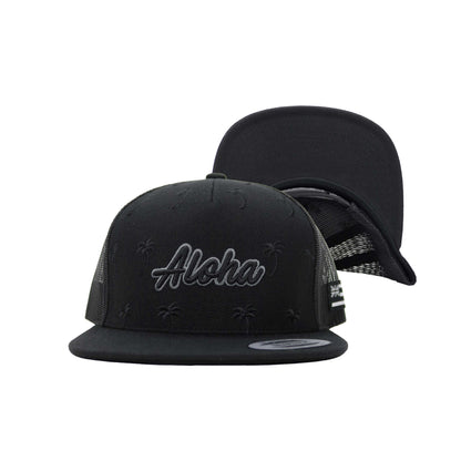 ALOHA ALL OVER TRUCKER HAT
