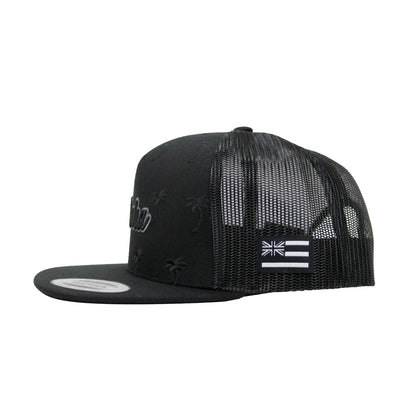 ALOHA ALL OVER TRUCKER HAT