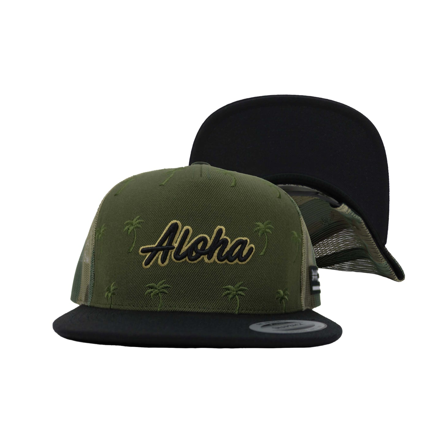 ALOHA ALL OVER TRUCKER HAT