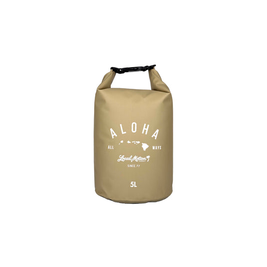 5L ALOHA ISLAND CHAIN DRY BAG in Khaki [khaki]