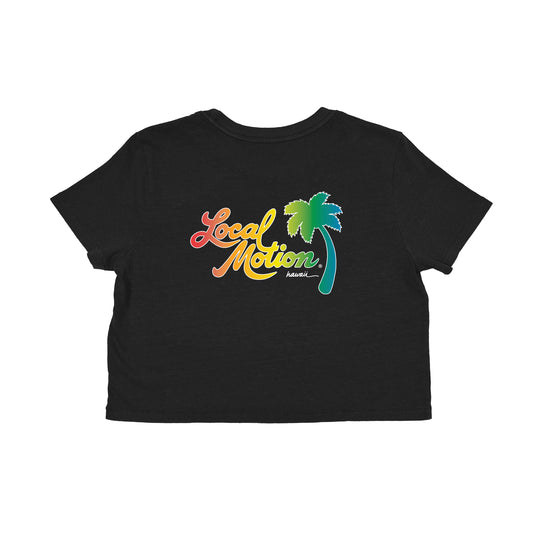 ORIGINAL RAINBOW LOGO CROP TEE