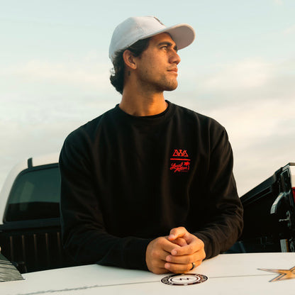 AVVA X LM PIGMENT CREW FLEECE