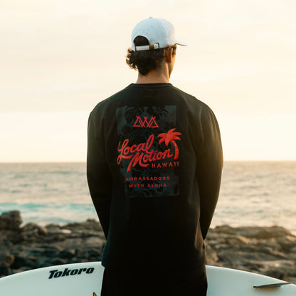 AVVA X LM PIGMENT CREW FLEECE