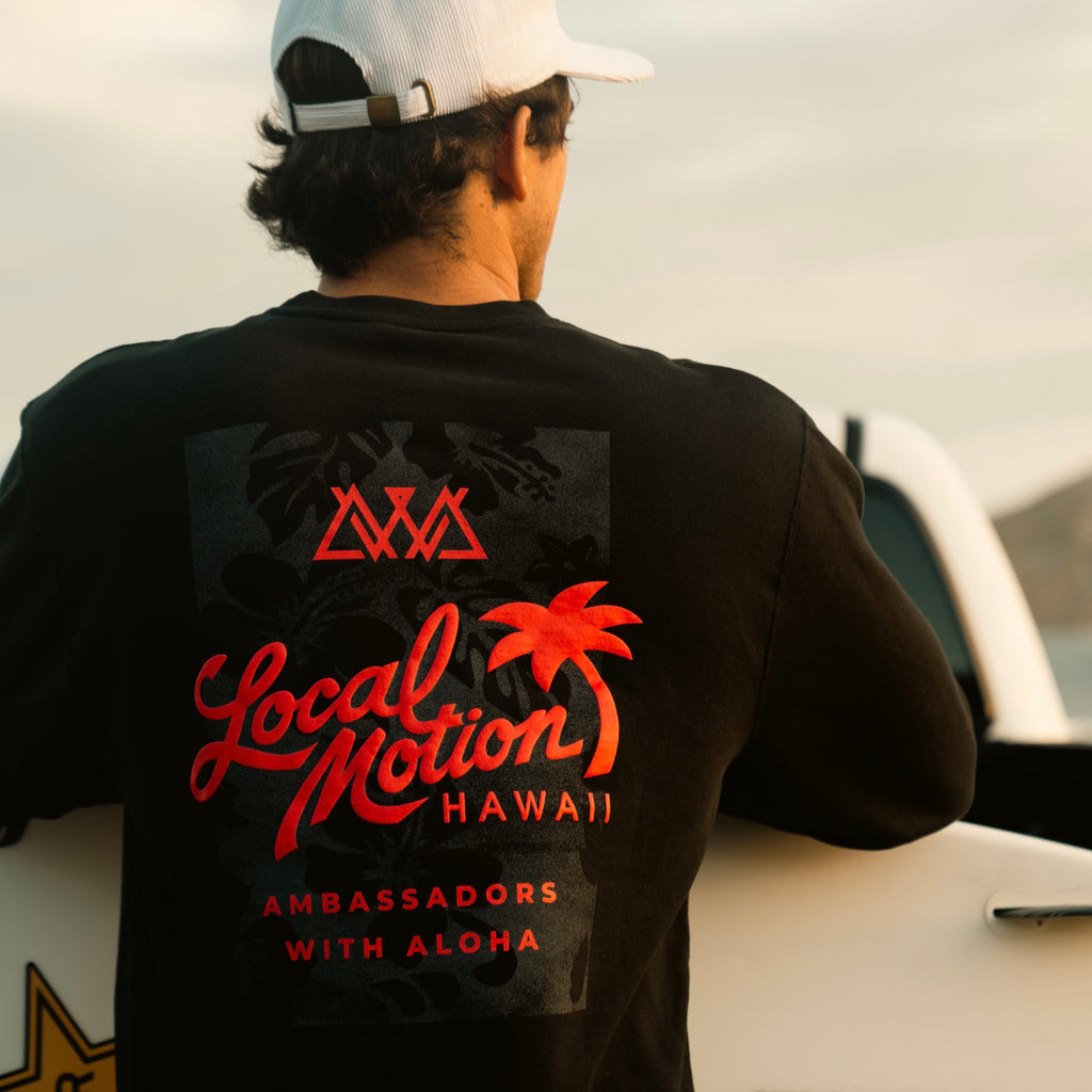 AVVA X LM PIGMENT CREW FLEECE