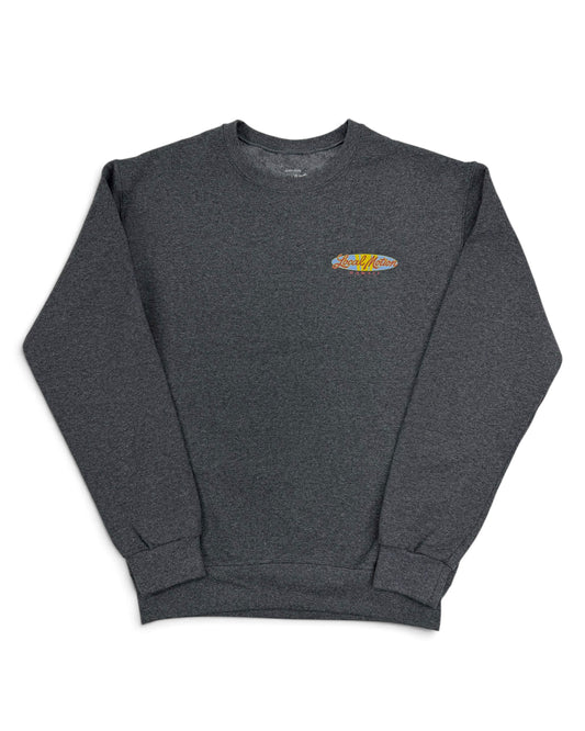 Crew neck sweater in grey