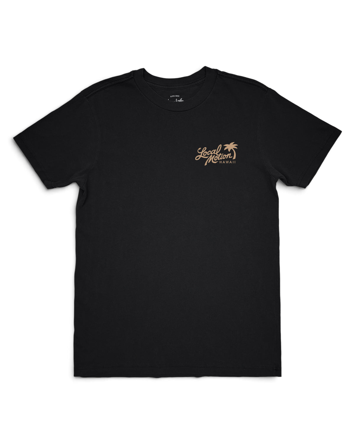 Graphic of local motion on front shirt [black]