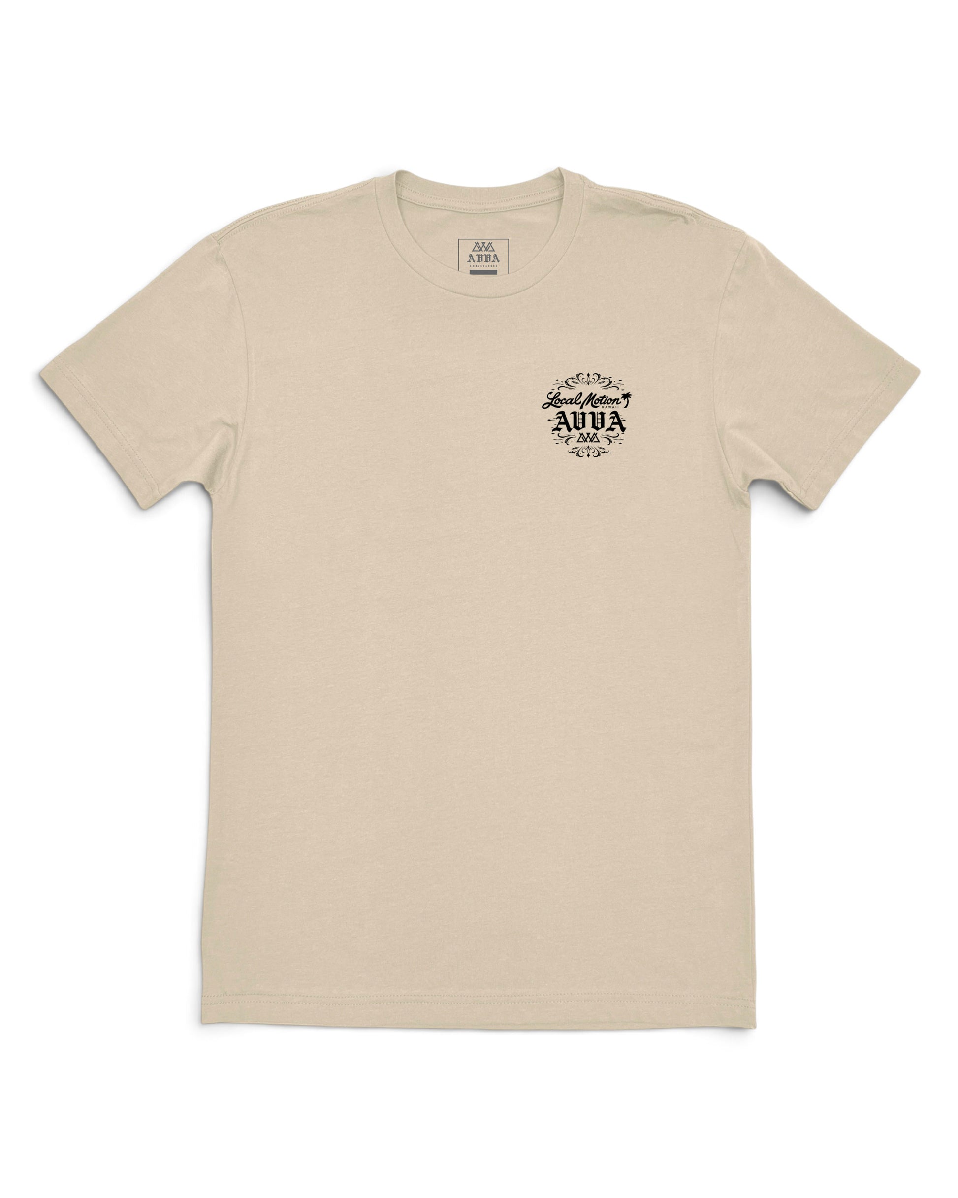 Gray t-shirt with text on a white background [natural]
