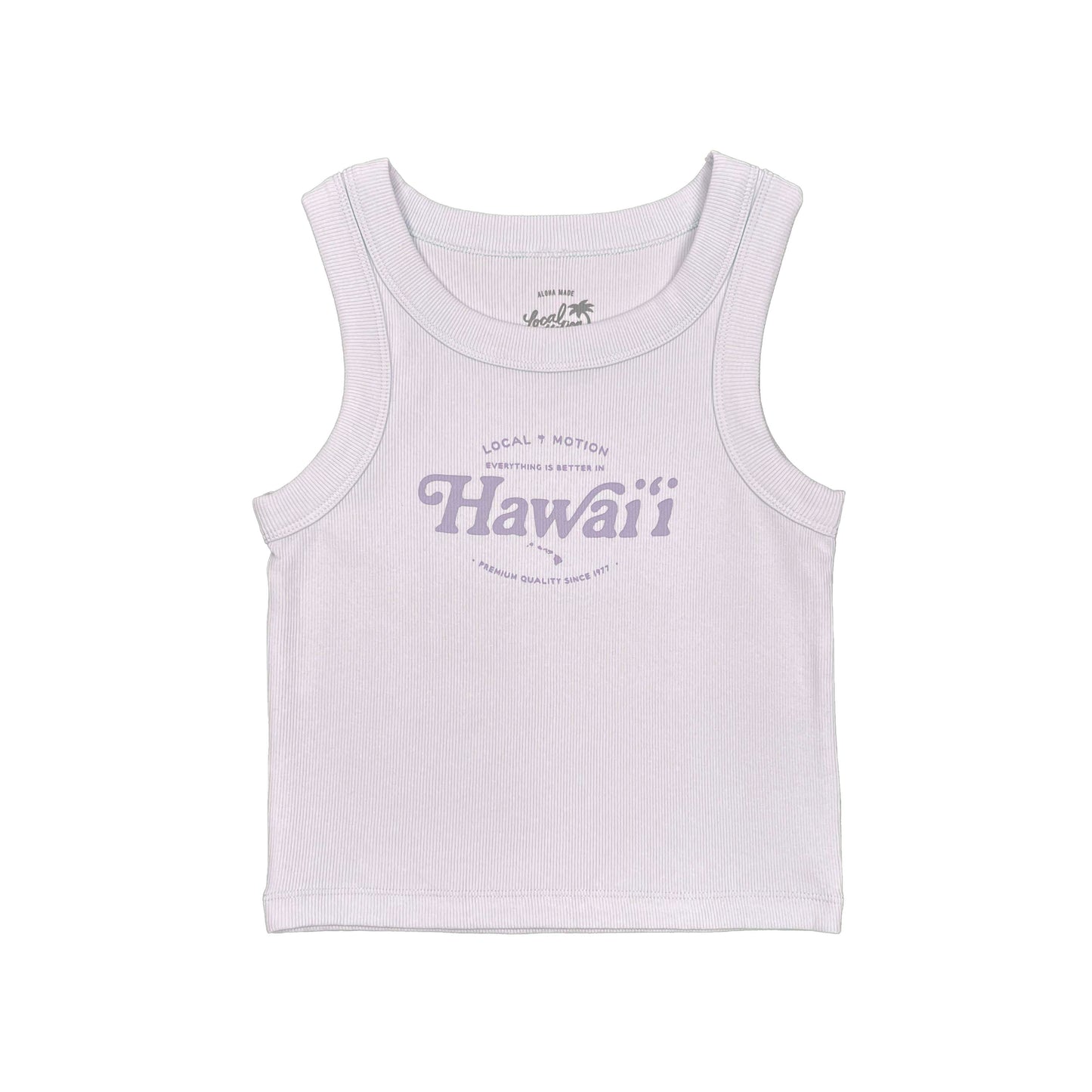 EVERYTHING IS BETTER RIB CROP TANK TOP