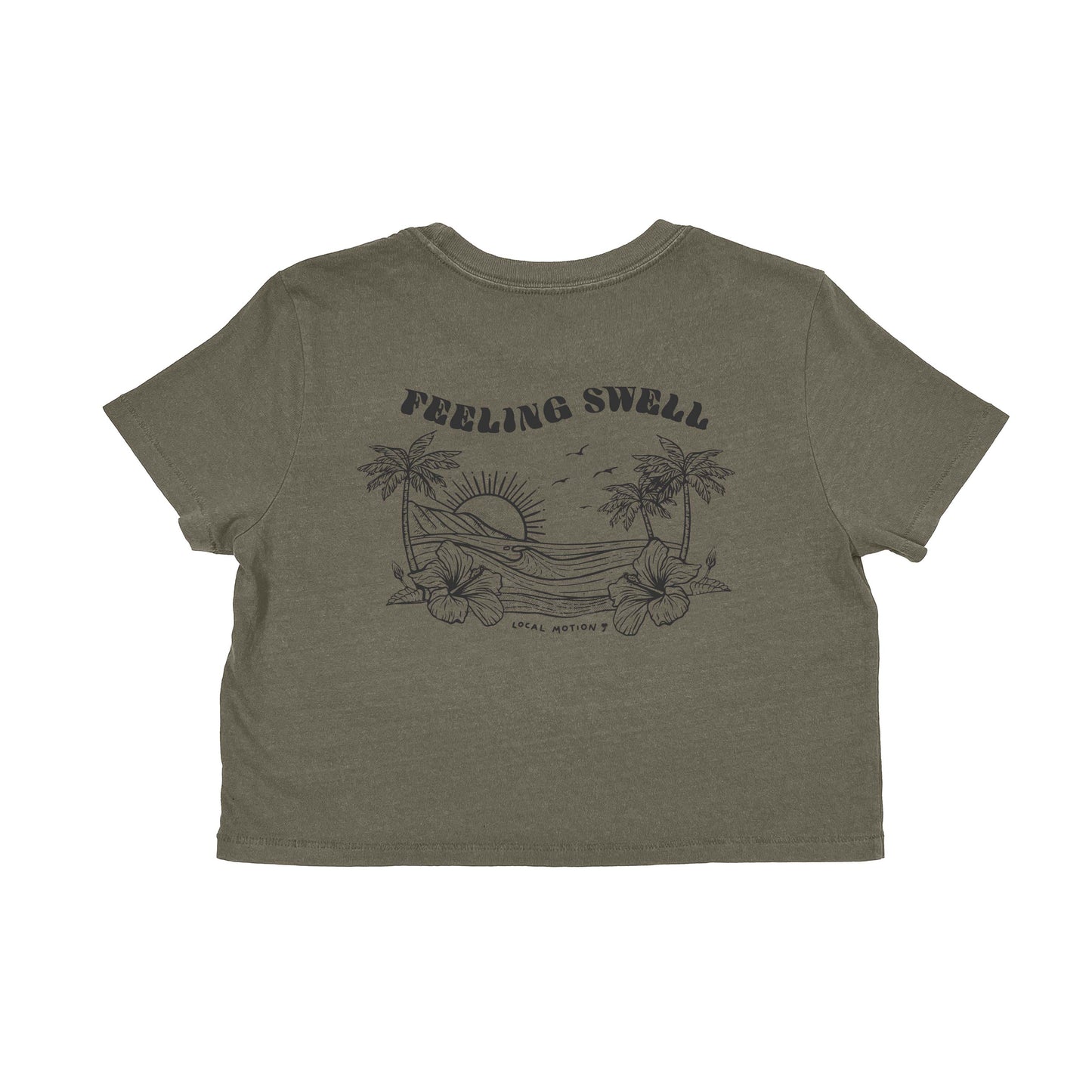 FEELING SWELL VINTAGE CROP TEE