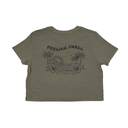 FEELING SWELL VINTAGE CROP TEE