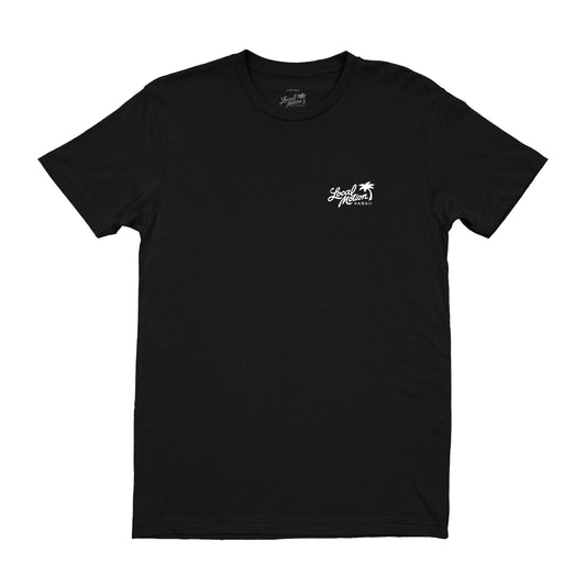 GRADIENT BOX TEE in Black