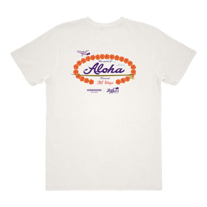 HAWAIIAN AIRLINES X LOCAL MOTION LEI NALU VINTAGE TEE