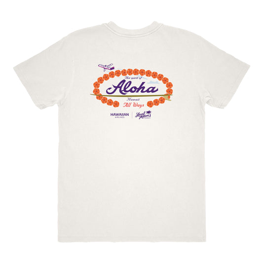HAWAIIAN AIRLINES X LOCAL MOTION LEI NALU VINTAGE TEE