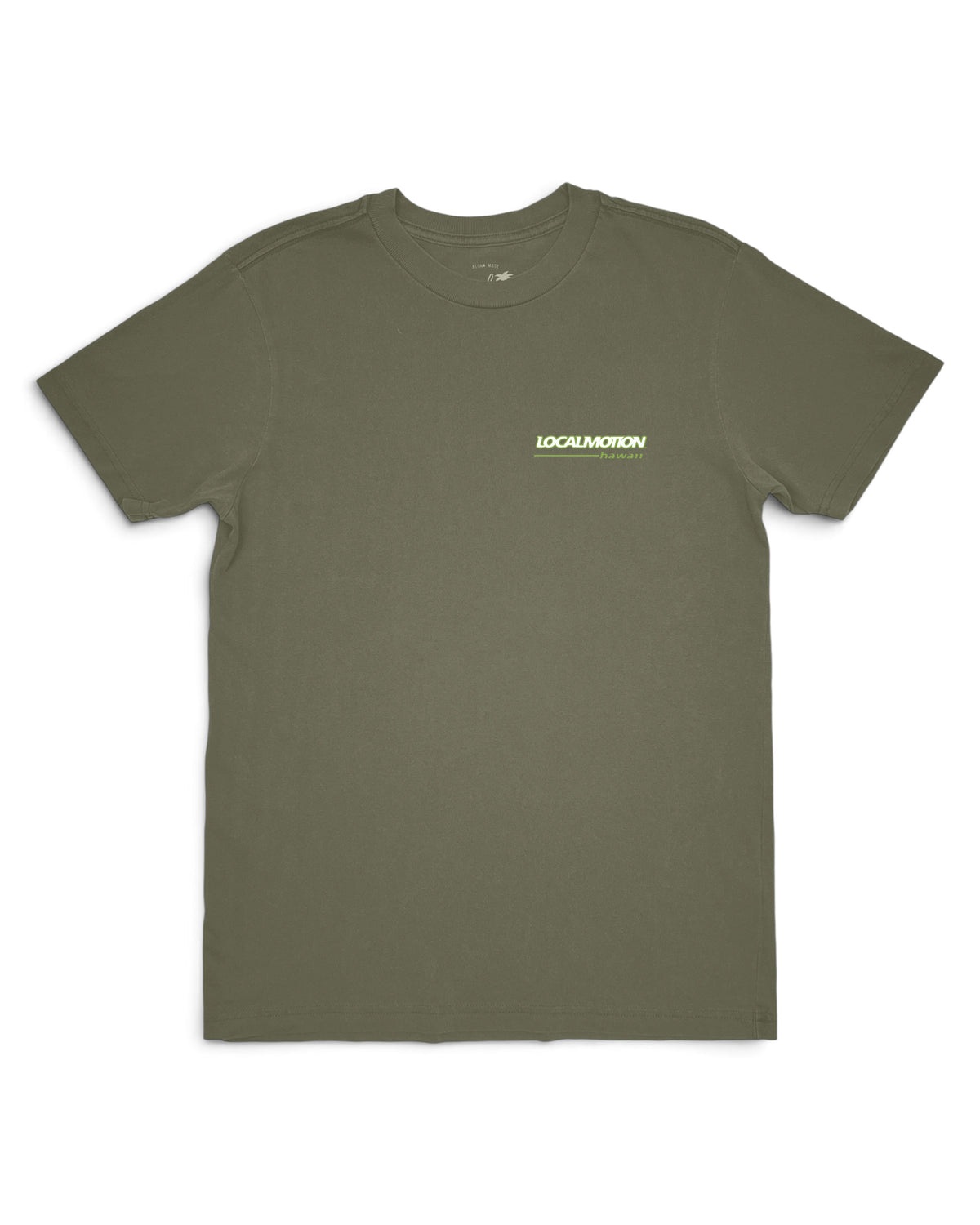 Graphic of logo on chest [moss]