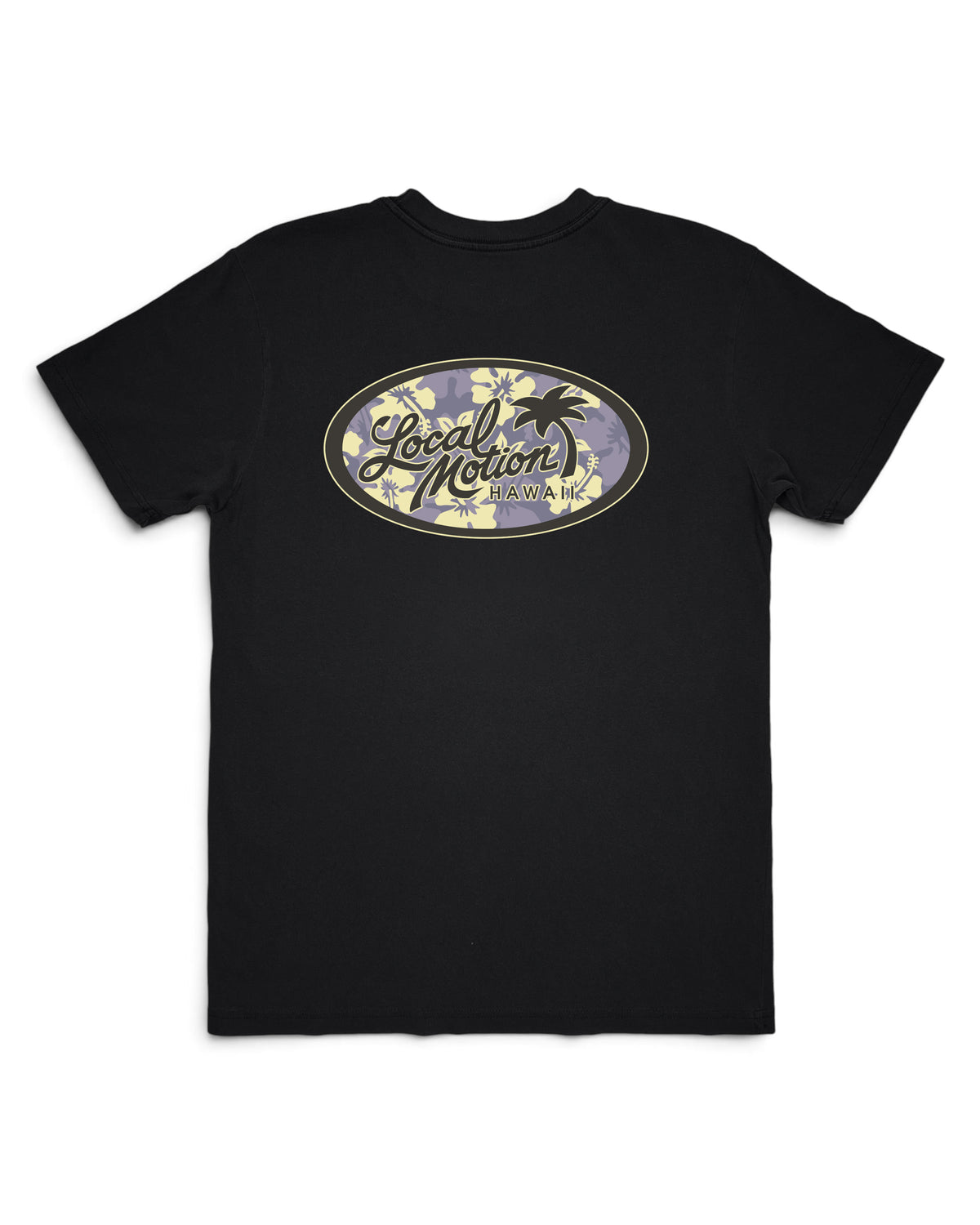 Graphic logo in a oval shape [black]