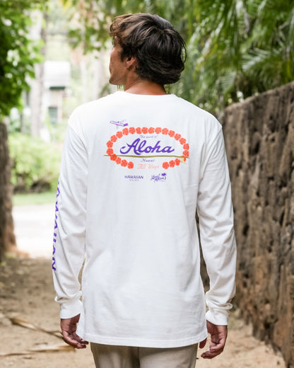 HAWAIIAN AIRLINES x LOCAL MOTION LEI NALU LONG SLEEVE