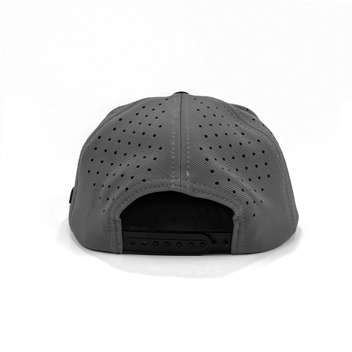 KUNAH'S SNAPBACK HAT in Charcoal - back view [charcoal]