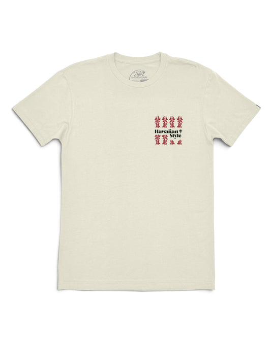 Hawaiian flag on front of shirt [natural]
