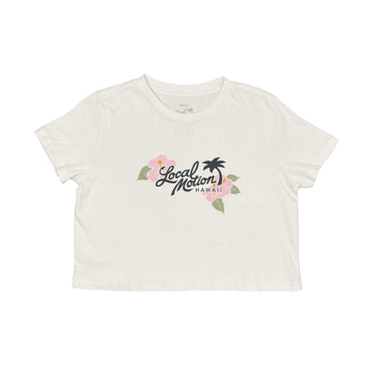 LOCAL FLORAL CROP TEE