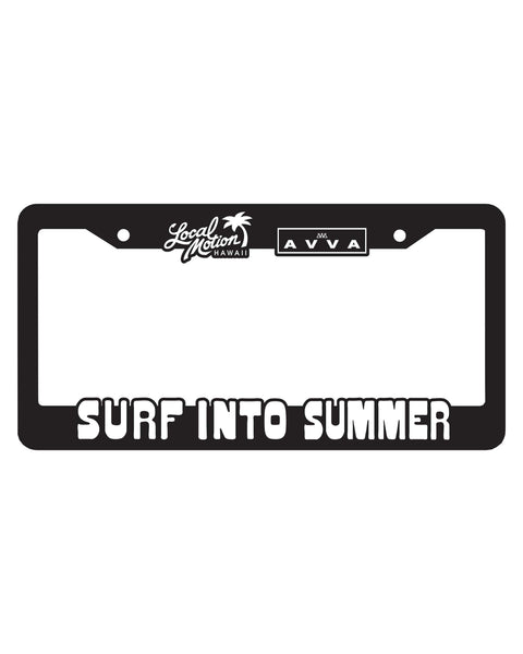 Surf Into Summer License Plate Frame | Local Motion Hawaii