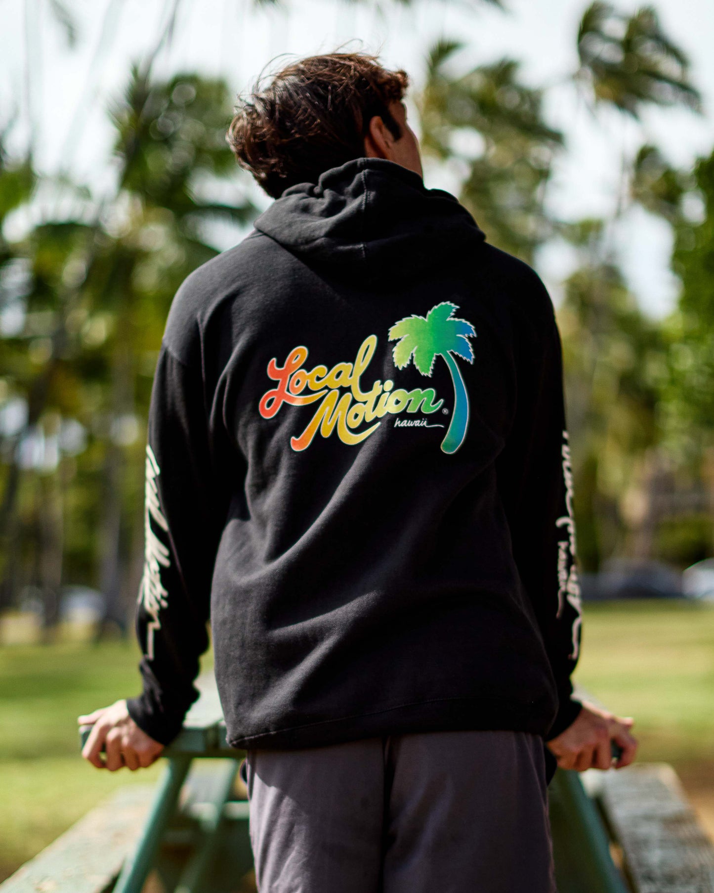 OG RAINBOW LOGO PULLOVER HOODIE