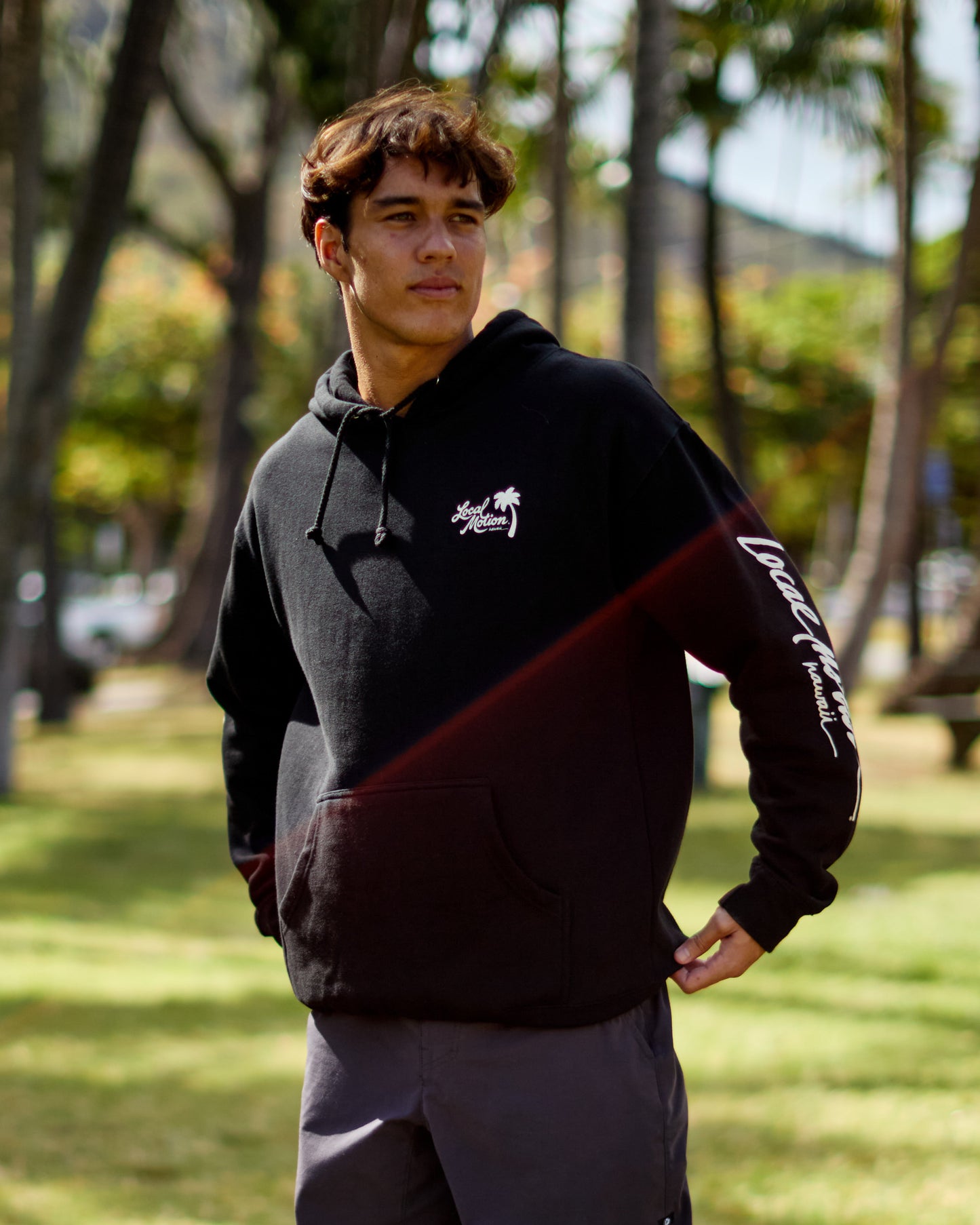 OG RAINBOW LOGO PULLOVER HOODIE