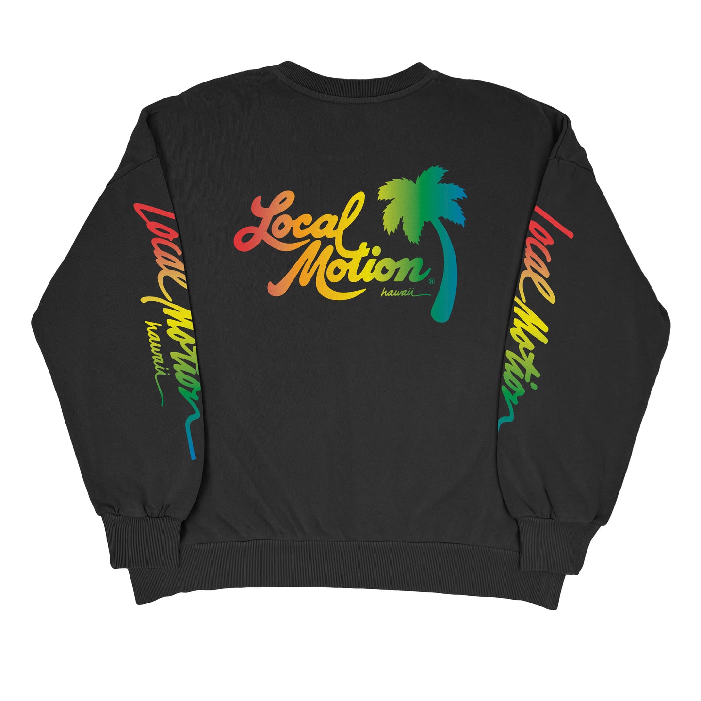 RAINBOW LOGO CREW NECK SWEATSHIRT