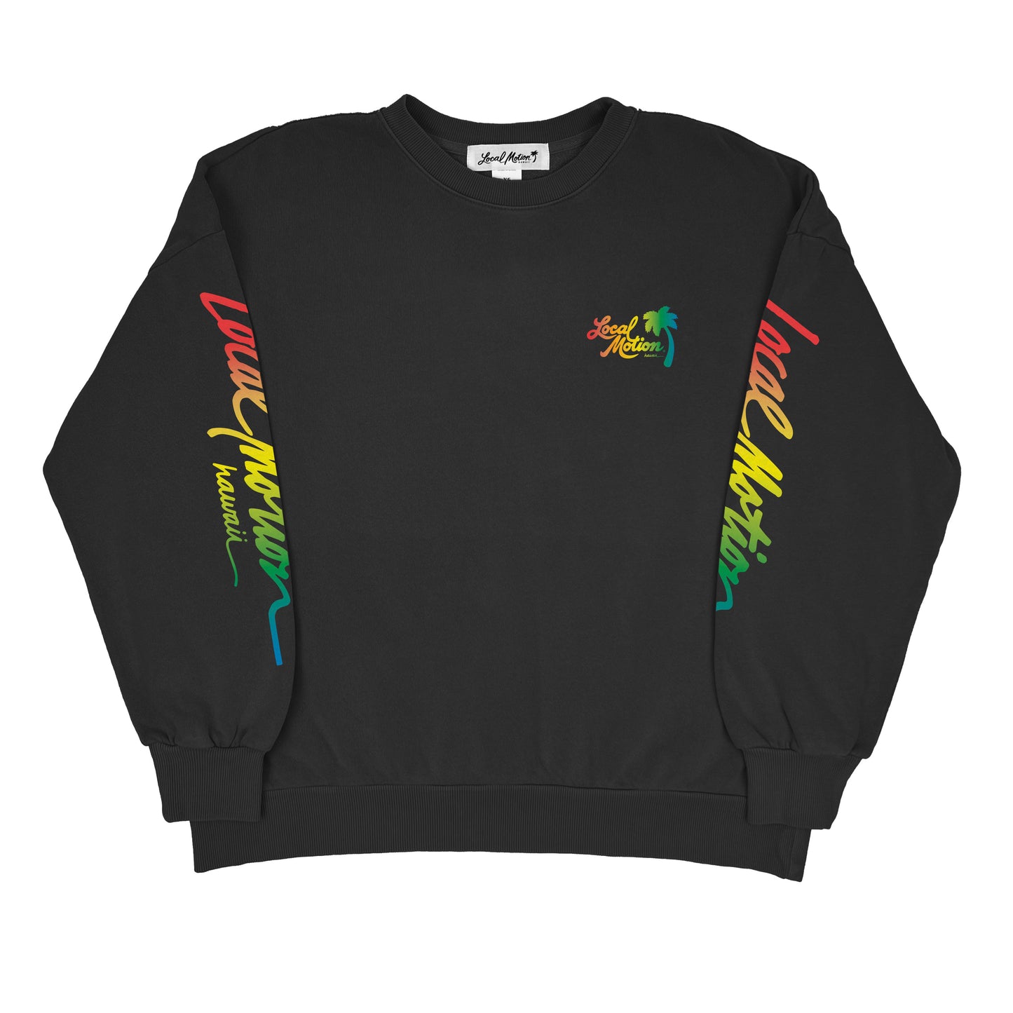 RAINBOW LOGO CREW NECK SWEATSHIRT