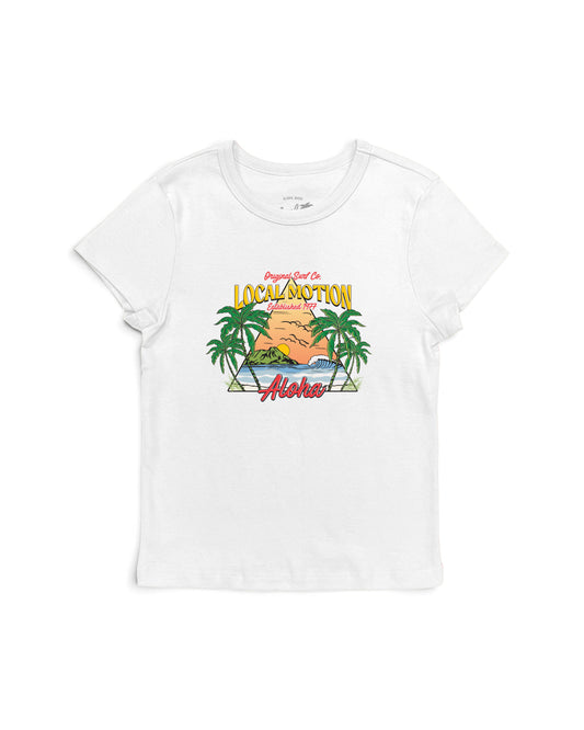 ORIGINAL SURF BABY TEE [vintage white]