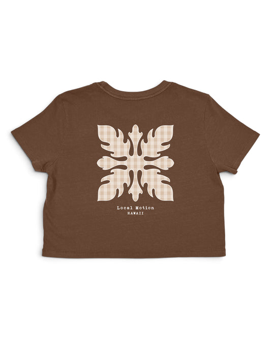PALAKA QUILT CROP TEE
