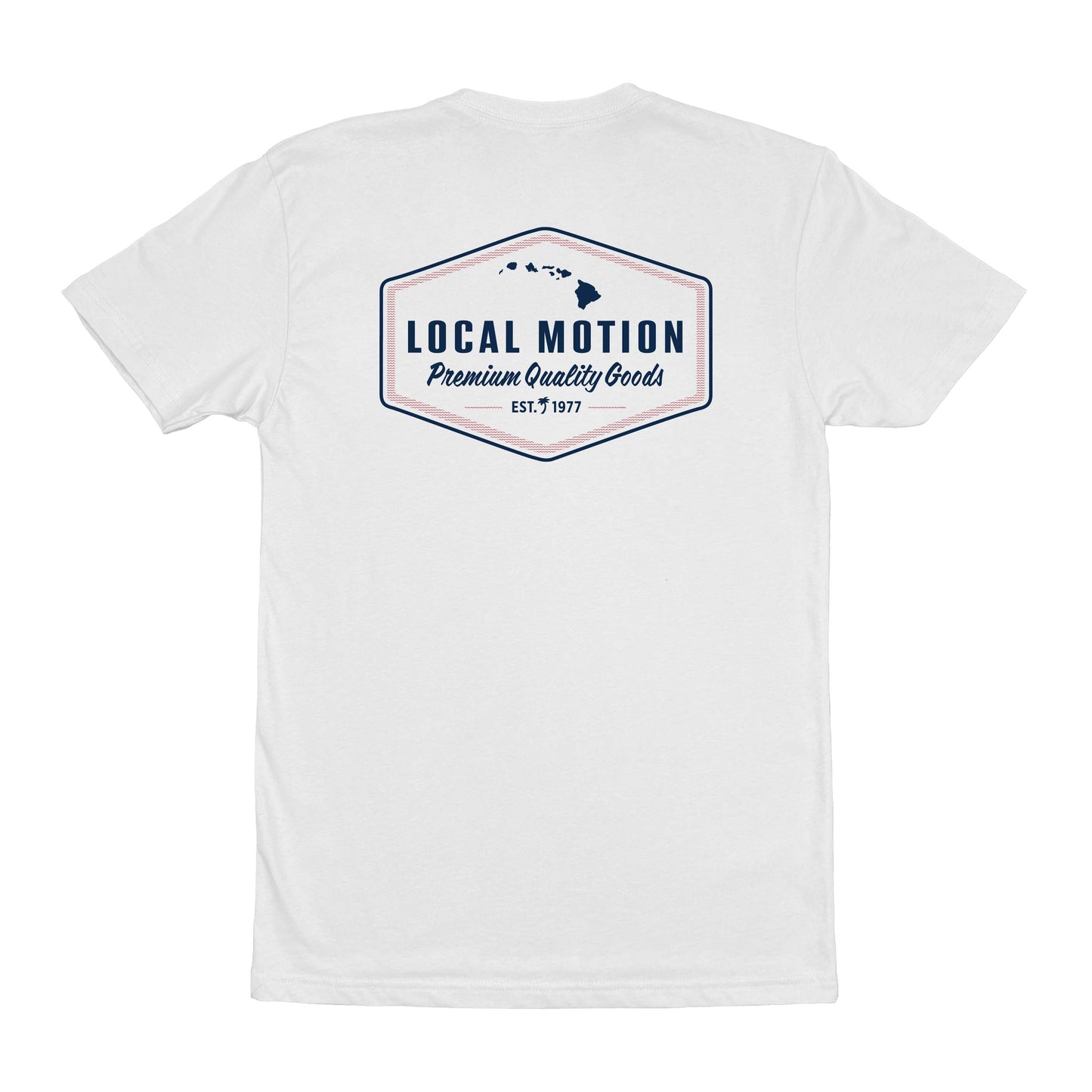PREMIUM GOODS TEE in White - back view