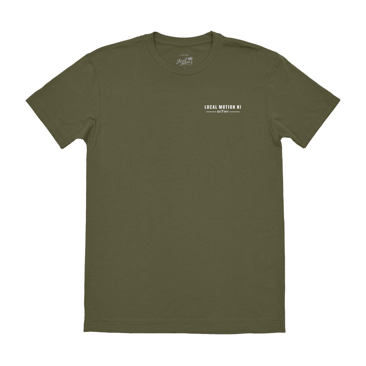 PREMIUM GOODS TEE in Military - front view