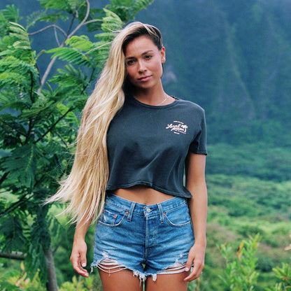 PUA PUA BOXY CROP TEE