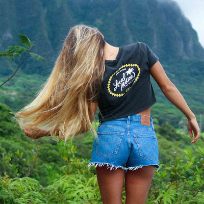 PUA PUA BOXY CROP TEE