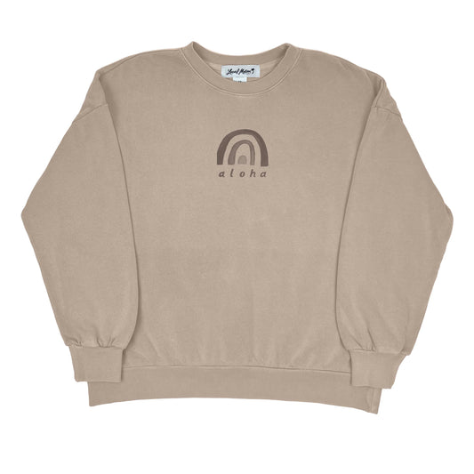 RAINBOW ALOHA CREW NECK SWEATSHIRT