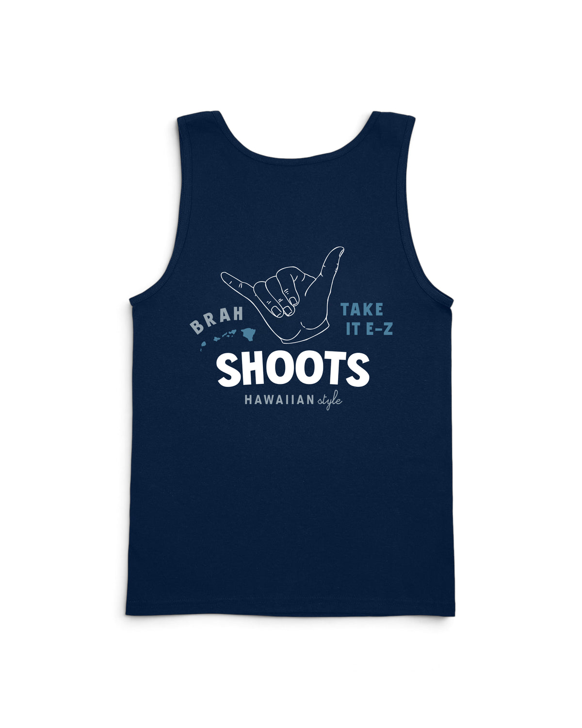 Shoots hands on back of shirt [navy]