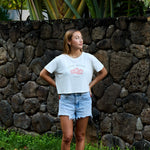 HIBISCUS VINT CROP TEE